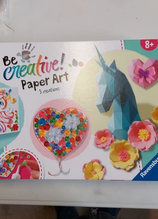 Be creative Paper art, brand: Ravensburger, condition: Good, size: 8 years / 128 cm, €2.00, €2.80 includes Buyer Protection