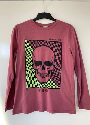 Shirt met lange mouw, merk: Takko Fashion, staat: Nieuw zonder prijskaartje, maat: 13 jaar / 158 cm, € 1,75, € 2,54 inclusief Kopersbescherming
