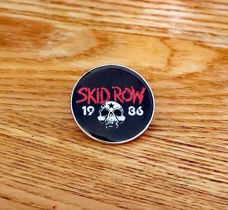 Skid Row Metal Brooch Logo | Vinted