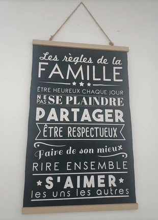 2 cadre et tissu décoratifs, état: Très bon état, 4,00 €, 4,90 € Protection acheteurs incluse