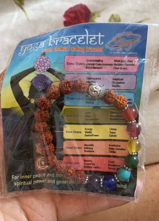 Bracelet yoga chakras et rudraksha, condition: New with tags, €6.00, €7.00 includes Buyer Protection