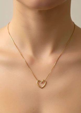 💞Elegante collana “Cœur Noué” in acciaio dorato - 45 cm - Nuova💞, merk: Handmade, staat: Nieuw zonder prijskaartje, € 16,90, € 18,45 inclusief Kopersbescherming