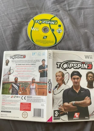 Top Spin 3 Wii | Complet avec notice, staat: Heel goed, € 8,00, € 9,10 inclusief Kopersbescherming