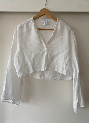 Chemisier blanc Zara vintage , marca: Zara, estado: Novo sem etiquetas, tamanho: S / 36 / 8, €6.00, €7.00 inclui Proteção do Comprador
