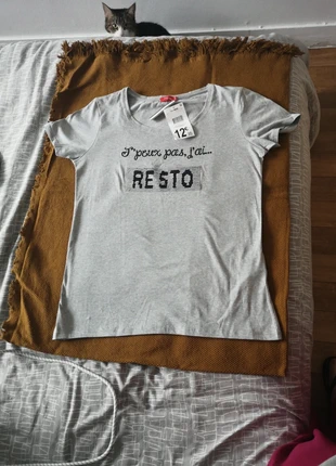 Tee-shirt "J'peux pas, j'ai Resto" neuf, brand: Tisaia, condition: New with tags, size: XL / 42 / 14, €5.00, €5.95 includes Buyer Protection