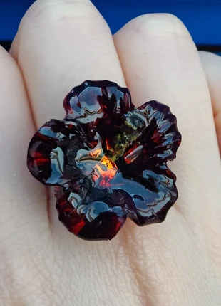 Anillo flor holográfica, marque: Flower, état: Neuf sans étiquette, taille: Ajustable, 6,00 €, 7,00 € Protection acheteurs incluse