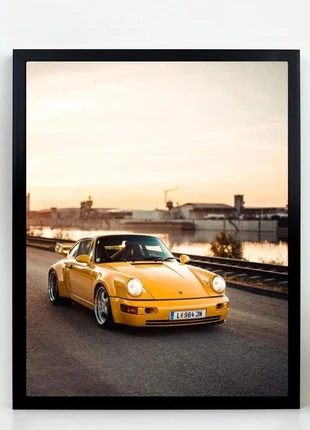 Poster Porsche vendu avec cadre au format A4, brand: Porsche, condition: New with tags, €19.99, €21.69 includes Buyer Protection