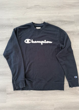 Champion Elite navy crewneck jumper, brand: Champion, condition: Very good, size: L / 12, £13.00, £14.35 includes Buyer Protection