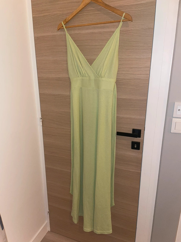 Robe longue verte 2