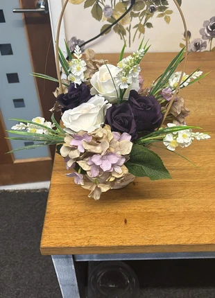 Artificial Flower Basket Arrangement with Handle – New (No Tags), brand: Unbranded, condition: New without tags, £15.00, £16.45 includes Buyer Protection