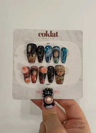 Press On Nails Chihiro, marque: Studio Ghibli, état: Neuf avec étiquette, 15,00 €, 16,45 € Protection acheteurs incluse