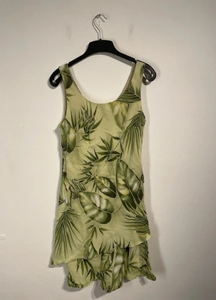 Vintage Kleid Dress Print Blätter Muster Hell Grün Leaves Flowy XL 42, marque: Nienhaus & Lotz, état: Très bon état, taille: XL / 42 / 14, 7,00 €, 8,05 € Protection acheteurs incluse
