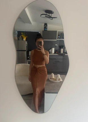 Ensemble marron - Shein - Taille 34/XS, merk: Shein, staat: Nieuw zonder prijskaartje, maat: XS / 34 / 6, € 8,00, € 9,10 inclusief Kopersbescherming