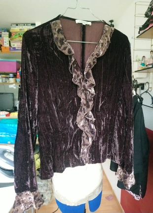 Chemisier bluzka, marke: Jacqueline Riu, zustand: Sehr gut, größe: L / 40 / 12, 7,00 €, 8,05 € inklusive Vinted-Käuferschutz