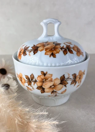 Mitterteich vintage sugar bowl floral, brand: Mitterteich, condition: Very good, €5.00, €5.95 includes Buyer Protection