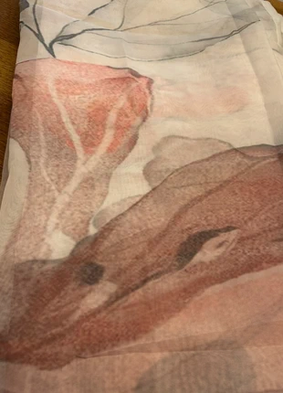 Voile curtains with large floral pattern. 52” wide, 62” long. Never used., condition: New without tags, size: 150 cm - 199 cm, £4.00, £4.90 includes Buyer Protection