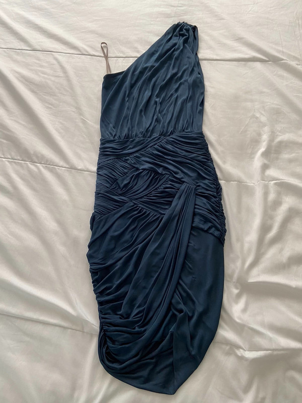 Halston heritage hotsell navy dress