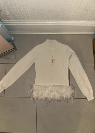Feather jumper, brand: NO LABEL, condition: New with tags, size: XS / UK 4-6, £6.00, £7.00 includes Buyer Protection