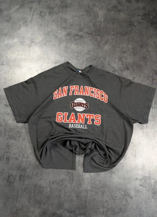 T-shirt Genuine Marchandise San Francisco Giants Basketball gris imprimé made in Nicaragua - size XL, brand: Vintage Dressing, condition: Very good, size: XL, €14.90, €16.35 includes Buyer Protection