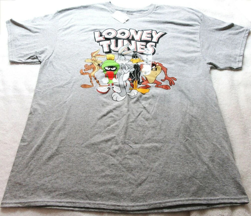 Looney Tunes Men's T-Shirt - Grey - S