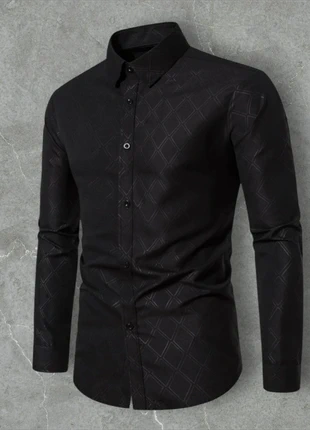 Chemise Noir Manfinity Shein Taille XL, brand: Shein, condition: New without tags, size: XL, €7.00, €8.05 includes Buyer Protection