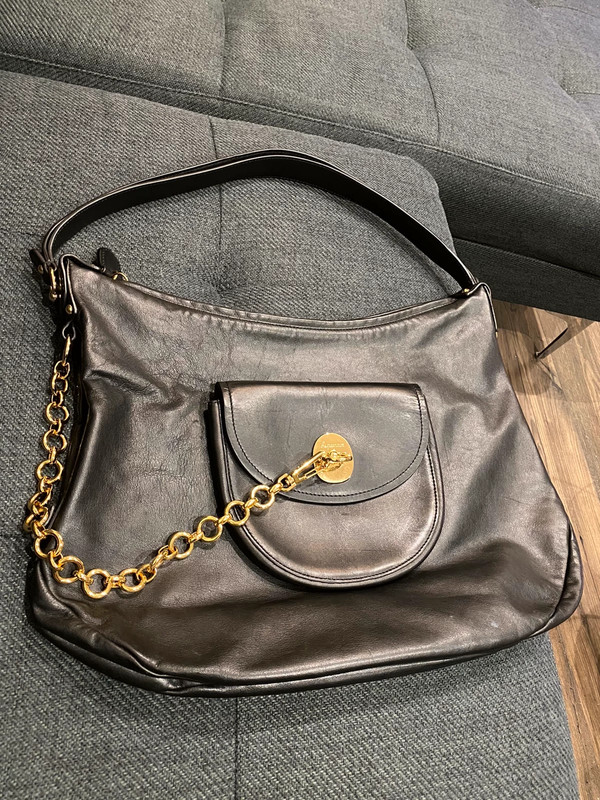 Aquascutum Black Leather Bag Vinted