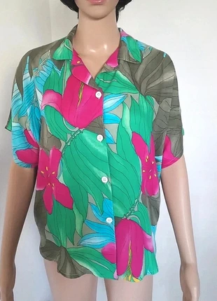 Chemise exotique vintage 80's, marque: Coton, état: Très bon état, taille: M / 38 / 10, 5,00 €, 5,95 € Protection acheteurs (Pro) incluse