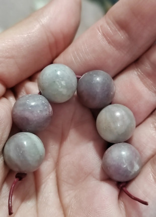 6 cuentas de piedras Lepidolita 12mm,perles,beads,kralen, marque: Cuero, état: Très bon état, 4,00 €, 4,90 € Protection acheteurs incluse