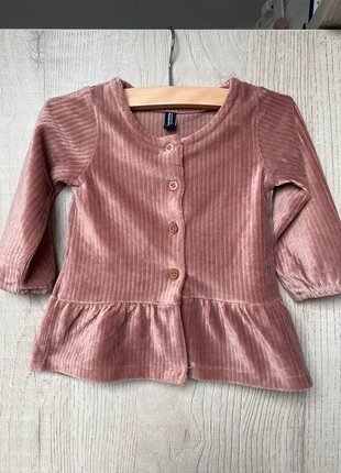 Rib jurk oudroze , marca: New Born, estado: Muito bom, tamanho: 3-6 meses / 62 cm, €4.00, €4.90 inclui Proteção do Comprador