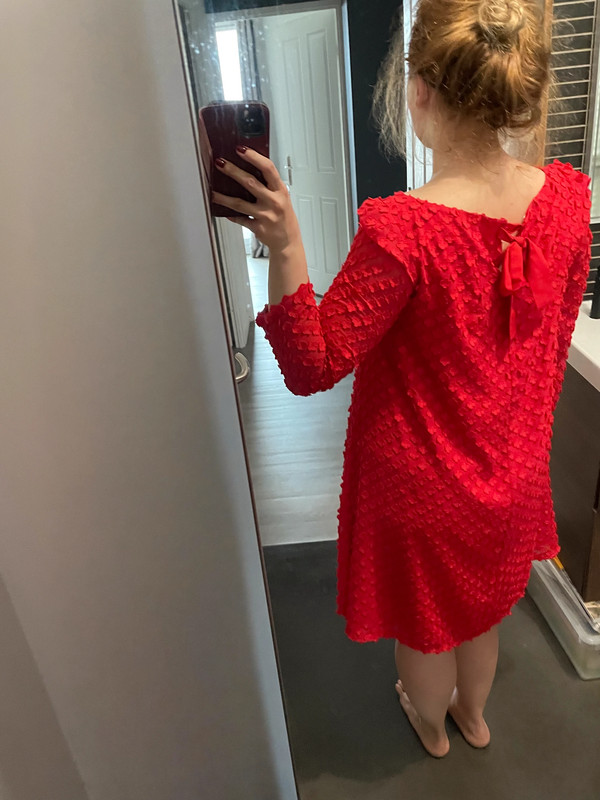 Robe rififi claudie pierlot rouge hotsell