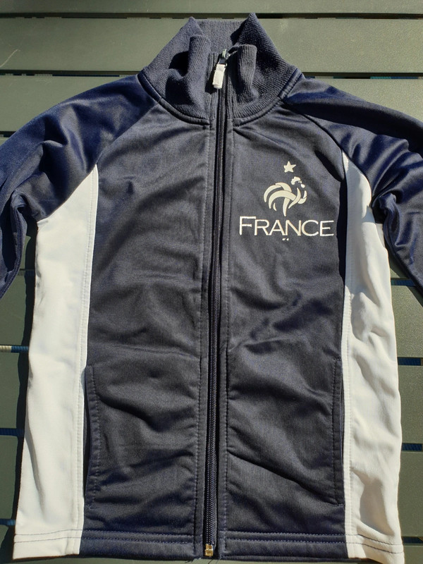 Veste de jogging bleu marine Equipe de France de football FFF 8 ans 1