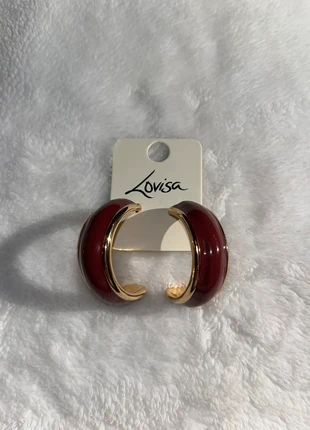 Lovisa Chunky Hoop Earrings Gold Red – Retro Statement Jewelry, marca: Lovisa, estado: Nuevo con etiquetas, 9,50 €, 10,68 € Protección al comprador incluida