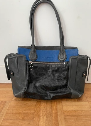 Sac à main Lancaster Noir et bleu en cuir, merk: Lancaster, staat: Heel goed, € 30,00, € 32,20 inclusief Kopersbescherming