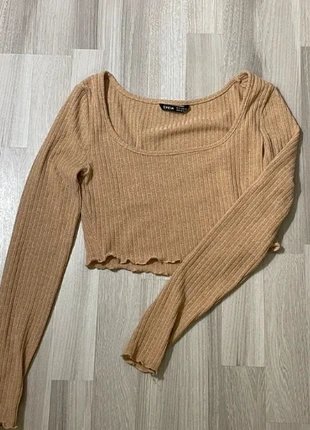 Bauchfreies Langarmshirt von Shein in der Gr.XS, brand: Shein, condition: Very good, size: XXS / 32 / 4, €14.30, €15.72 includes Buyer Protection