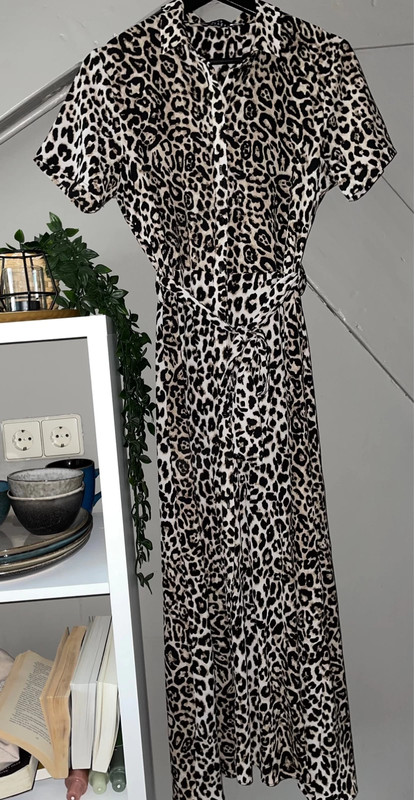 Registratie Omhoog Wereldrecord Guinness Book Maxi jurk panterprint Costes - Vinted