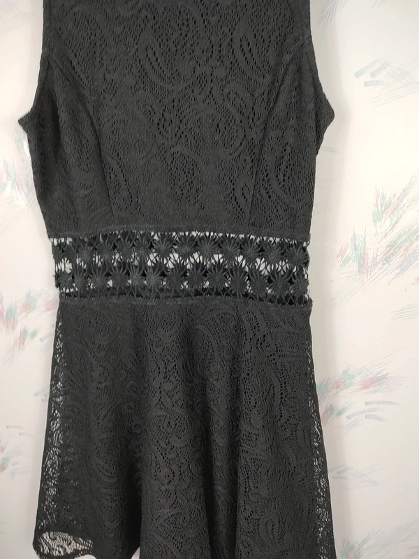 Bailey Blue Black Lace Dress 3