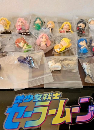 Sailor Moon - set 14 Gashapon Hugcot, marca: Bandai, estado: Muito bom, tamanho: Tamanho único, €75.00, €79.45 inclui Proteção do Comprador