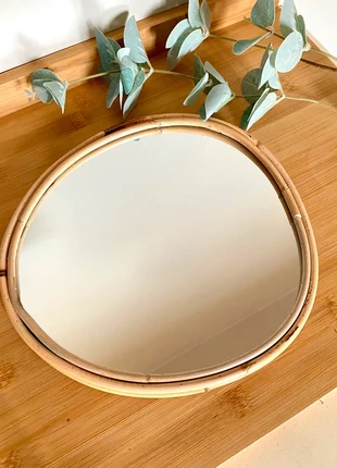 🌿Adorable Miroir en rotin vintage, brand: Vintage Style by Indy, condition: New without tags, €10.00, €11.20 includes Buyer Protection Pro