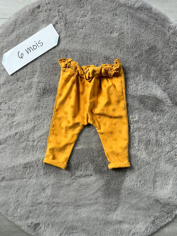 Pantalon bébé fille 6 mois - Kiabi 1