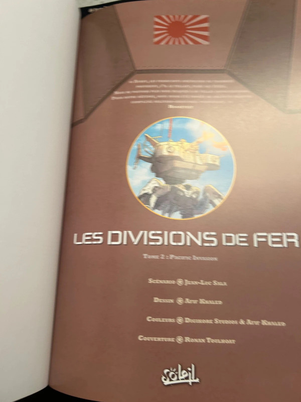 Bd neuve 1 ère édition. les divisions de Fer t2 3