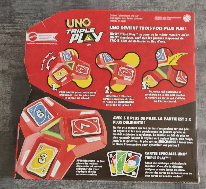 UNO Triple Play – L'As des jeux