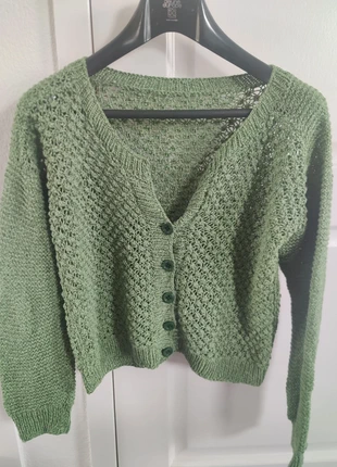 Kort vestje, merk: Hand Knitted, staat: Heel goed, maat: S / 36 / 8, € 5,00, € 5,95 inclusief Kopersbescherming