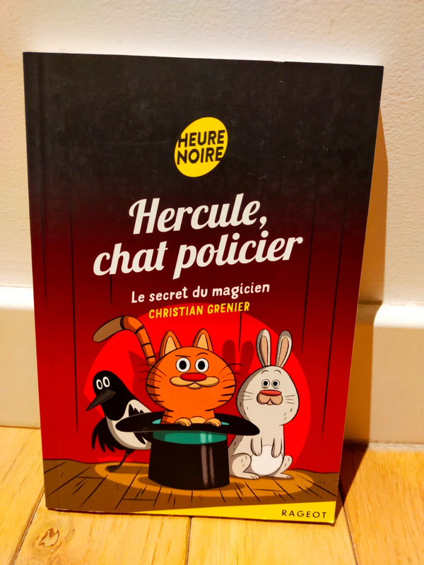 Livre "Hercule, chat policier" / Le secret du magicien  1