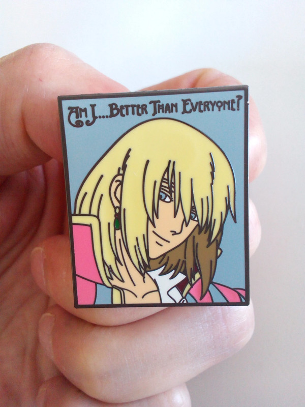 Howl’s Moving Castle ‘Am I Better Than Everyone’ Pin Metal Badge Pins | Vinted