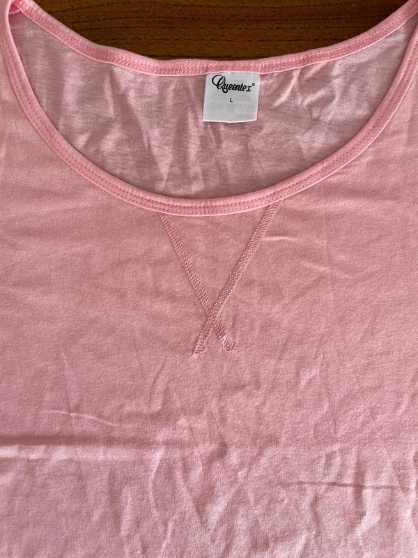 T-shirt rosa claro 2