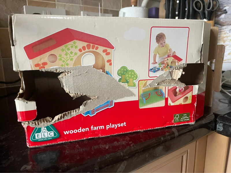 Elc wooden online farm set