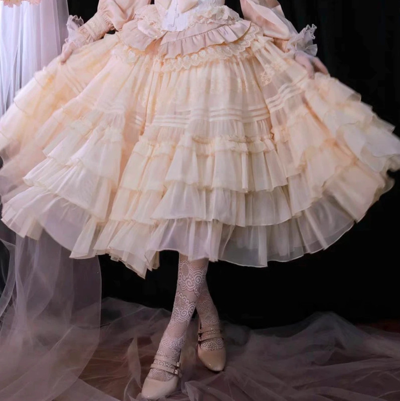 Charming Pastel Ruffled Skirt 1