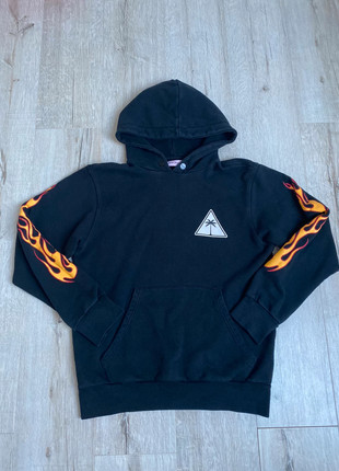 Palm angels clearance flame hoodie