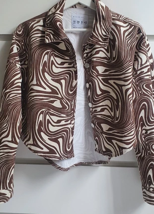 Veste asymetrique imprime vagues coton, brand: Denim Co, condizioni: Ottime, taglia: M / IT 42 / EU 38, €7.00, €8.05 include la Protezione acquisti