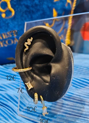 Ensemble Piercings/Boucles d'oreilles, brand: acier inoxydable, condizioni: Ottime, €49.00, €52.15 include la Protezione acquisti